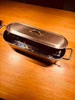 RVS Pocheerpan met deksel, Ophalen, Gebruikt