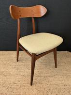 Louis van Teeffelen WEBE retro stoel vintage Design Kastrup, Huis en Inrichting, Stoelen, Ophalen, Gebruikt, Hout, Eén