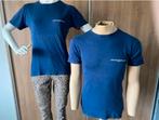 Emporio Armani Remix t-shirts mt. L Unisex, Emporio Armani, Maat 52/54 (L), Blauw, Nieuw