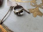 Oude ketting met glazen kralen foto 1 en 2, Antiek en Kunst, Ophalen of Verzenden