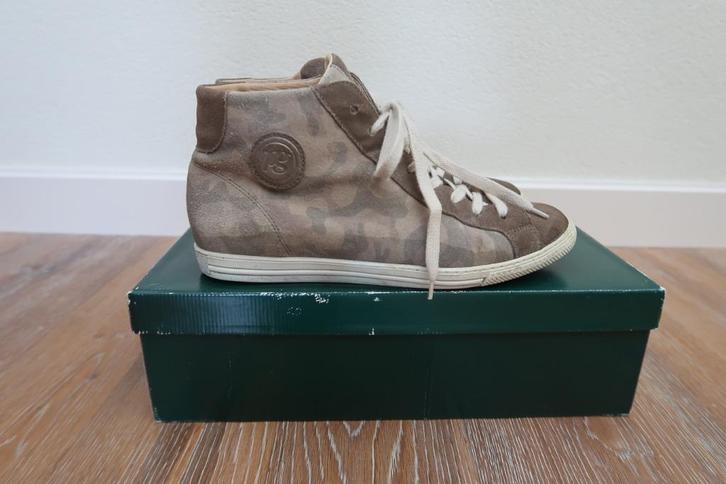 Sneaker hoog Paul Green kleur taupe camouflage maat 39 / 6, Kleding | Dames, Schoenen, Gedragen, Sneakers of Gympen, Overige kleuren