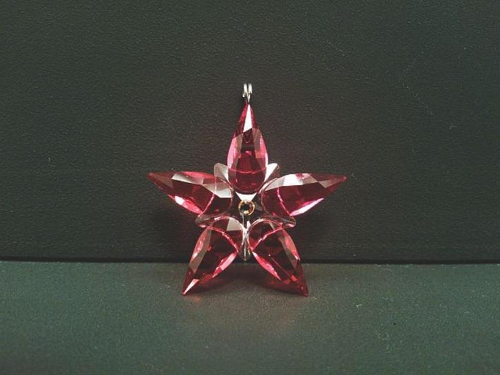 Swarovski Kerstster ornament 2007 klein, Verzamelen, Swarovski, Zo goed als nieuw, Figuurtje, Ophalen of Verzenden