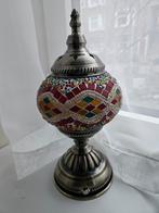 Mozaïek Oosterse lamp draadloos, Ophalen of Verzenden, Zo goed als nieuw, Oosters, Metaal