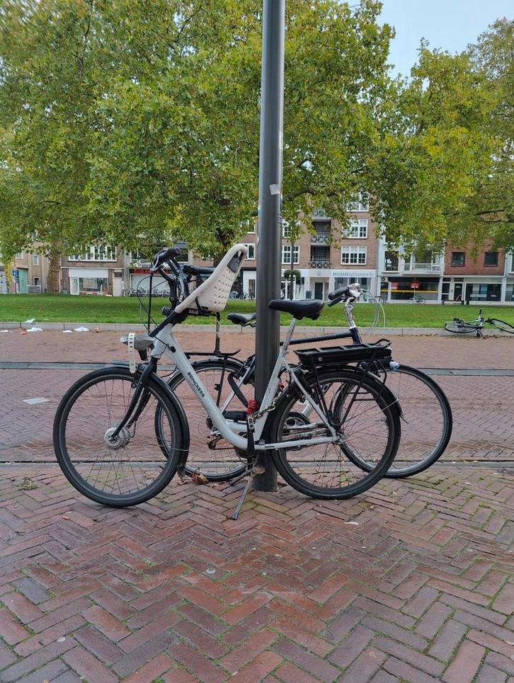 Brinckers Bordeaux F3 elektrische moederfiets, Fietsen en Brommers, Elektrische fietsen, Gebruikt, Brinckers, 51 tot 55 cm, 50 km per accu of meer
