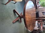 Ronde eiken tafel, Huis en Inrichting, Tafels | Eettafels, Ophalen, Gebruikt, 100 tot 150 cm, 100 tot 150 cm