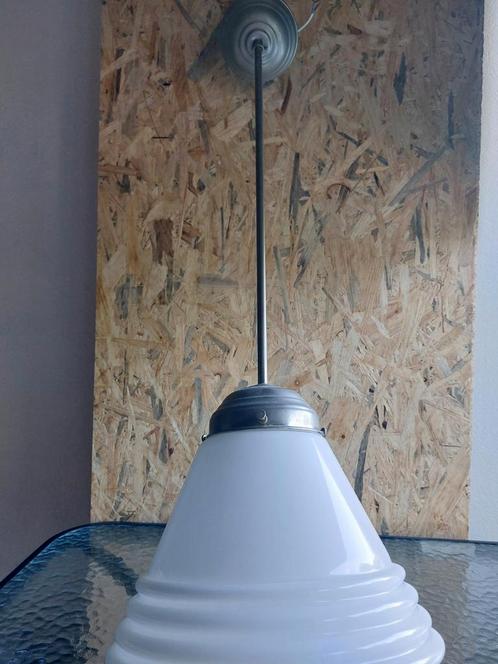 Art deco gispen schoollamp 140cm jaren 60,70 ....., Huis en Inrichting, Lampen | Hanglampen, Zo goed als nieuw, 75 cm of meer