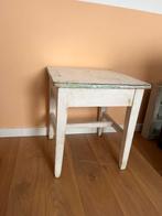 Vintage krukje / bijzettafel Neef Louis, Huis en Inrichting, Krukjes, Ophalen, Gebruikt, Hout