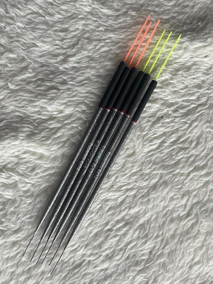 adv 201 / NIEUW set 6 dobbers TUBERTINI 0,20 gr, Watersport en Boten, Hengelsport | Witvissen, Nieuw, Dobber of Lood, Ophalen of Verzenden