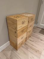 Wijnkistjes met schuifdeksel, Huis en Inrichting, Woonaccessoires | Kisten, Ophalen, Zo goed als nieuw, 50 tot 100 cm, Minder dan 50 cm