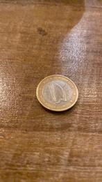 1 euro munt Ireland eire celtic harp bimetallic, Postzegels en Munten, Ophalen of Verzenden