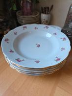 Borden wit met rode roosjes Bavaria, Ophalen of Verzenden