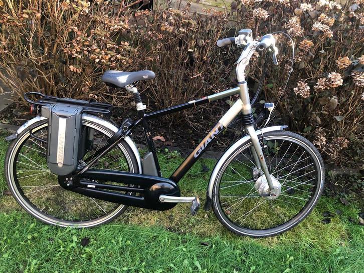 Giant Twist elektrische herenfiets, 2 accu's!, Fietsen en Brommers, Elektrische fietsen, Zo goed als nieuw, Giant, 55 tot 59 cm