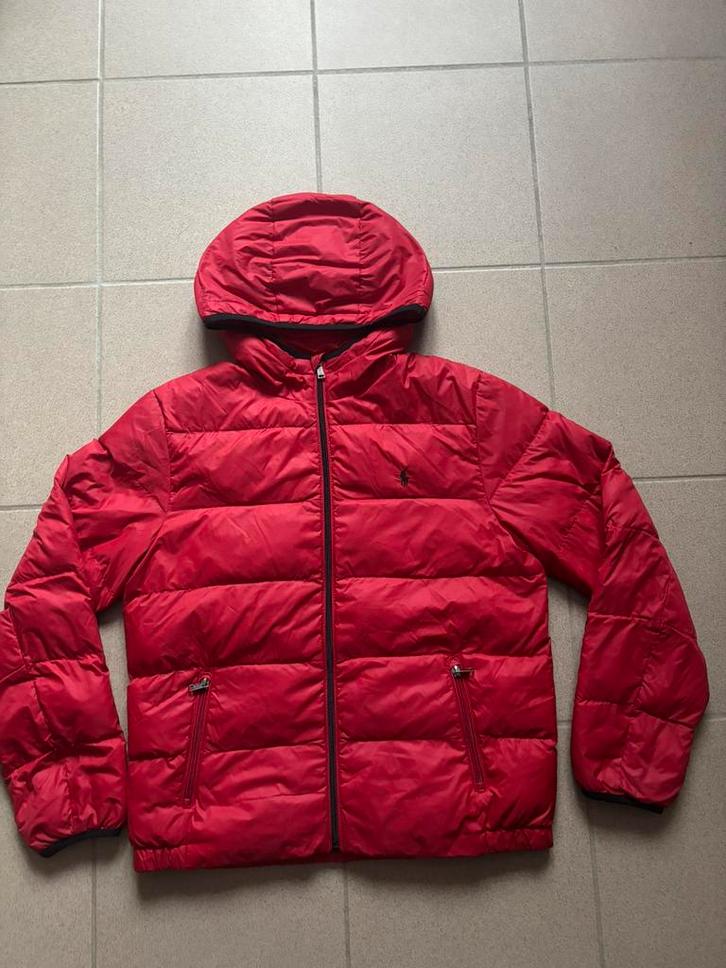 ralph Lauren jas ( rood ) maat: 18-20jaar 170 cm, Kinderen en Baby's, Kinderkleding | Maat 170, Zo goed als nieuw, Jongen, Jas