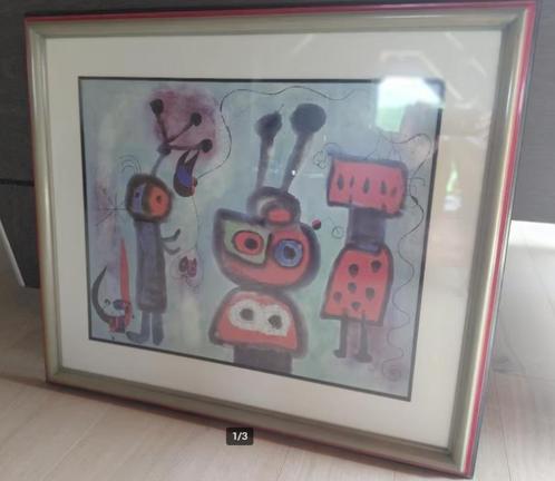 Joan Miro - "The Bird with the Calm Gaze with Flaming Wings", Antiek en Kunst, Kunst | Litho's en Zeefdrukken, Ophalen of Verzenden