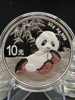 30 gram zilveren Chinese panda 2020 - .999 zilver, Postzegels en Munten, Edelmetalen en Baren, Ophalen of Verzenden, Zilver