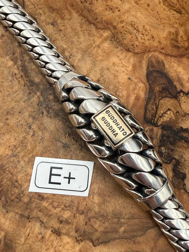 “BEN LIMITED 14K” buddha to buddha 20,5cm Maat: E+ “NIEUW”, Sieraden, Tassen en Uiterlijk, Armbanden, Zo goed als nieuw, Zilver