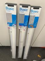 Plissé gordijnen wit, lichtdoorlatend 80 cm 3 stuks, Wit, Nieuw, 150 tot 200 cm, 50 tot 100 cm