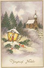 KERST KERK HULST BEGIN 1955 ZEER MOOIE OUDE KAART KJ4, Verzamelen, Ansichtkaarten | Themakaarten, Ophalen of Verzenden, 1940 tot 1960