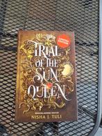 Nisha J. Tuli Trial of the Sun Queen, Ophalen of Verzenden, Zo goed als nieuw