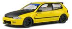 Honda Civic (EG6) '91 Spoon version, geel, Solido, Solido, Rue de L' Ecusson 2, 56120 Josselin France, Nieuw