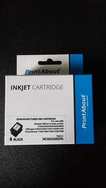 Inkjet Cartridge (2 Stuks) HC6656AEPA NIEUW (Bijna Gratis) beschikbaar voor biedingen