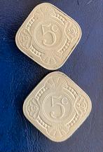 Vierkante stuivers, Postzegels en Munten, Munten | Nederland, Koningin Wilhelmina, Ophalen of Verzenden, Losse munt, 5 cent
