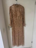 Elegante nude-goudkleurige feestjurk met pailletten(maat 44), Kleding | Dames, Gelegenheidskleding, Overige typen, Beige, Maat 42/44 (L)