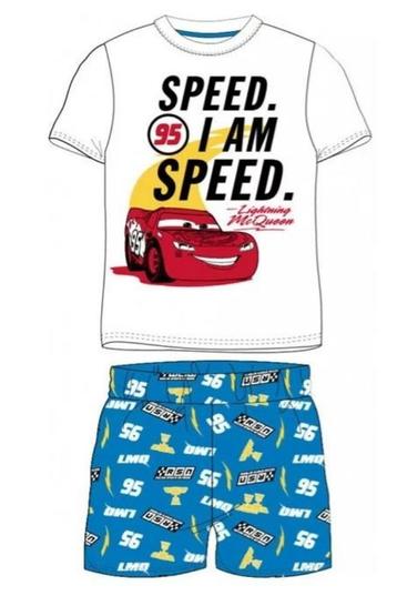 Disney Cars Shortama - Blauw - Maat 110 - 116 - 122 beschikbaar voor biedingen