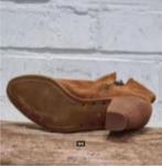 Sam Edelman - Suedeleren fringelaarsjes maat 36 - Nieuw, Bruin, Sam Edelman, Lage of Enkellaarzen, Nieuw