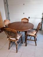 Ronde Eettafel met 4 stoelen, Huis en Inrichting, Complete eetkamers, Ophalen, Gebruikt