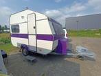 Tekoop mooi gepimpte Avento caravan met voortent en luifel, Caravans en Kamperen, Caravans, Schokbreker, Avento, Treinzit, Vast bed