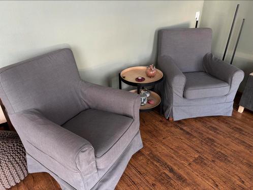 2 stuks IKEA Ektorp fauteuils, Huis en Inrichting, Fauteuils, Zo goed als nieuw, Stof, 75 tot 100 cm, Ophalen