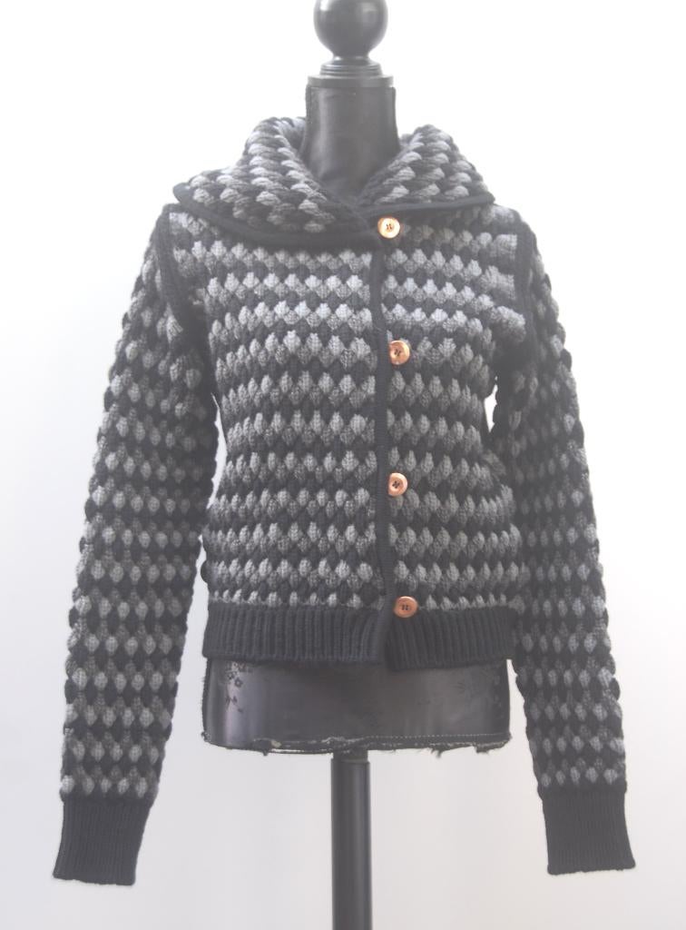 Dirk Bikkembergs vest grijs zwart  maat M, Verzenden, Zwart, Overige maten, Zo goed als nieuw