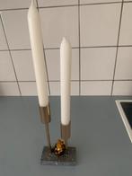 Stijlvolle kandelaar met Boeddha accent nieuw,goudkleur, Nieuw, Ophalen of Verzenden, Metaal, Kandelaar