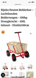 Bolderkar hout houten handig voor festival kar handkar nieuw, Ophalen, Nieuw