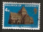 Guernsey 2, kerk, Verzenden, Gestempeld