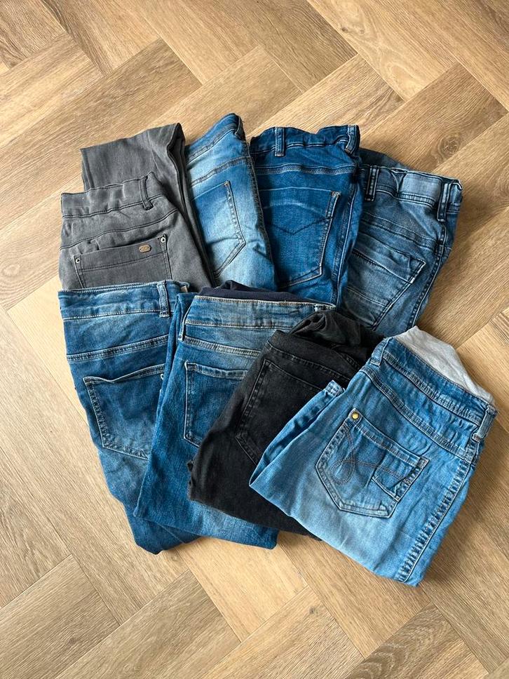 Zwangerschapskleding Pakket: Broeken & Rokje, Kleding | Dames, Positiekleding, Gedragen, Broek of Spijkerbroek, Maat 36 (S), Blauw