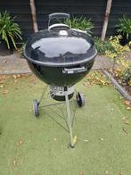 Weber 57cm One Touch BBQ + RVS Rooster & Zijtafel & cover, Tuin en Terras, Houtskoolbarbecues, Ophalen, Gebruikt, Weber