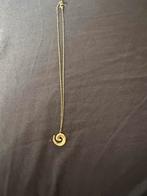 Stainless steel ketting met hanger goudkleur - Kos juwelier, Sieraden, Tassen en Uiterlijk, Kettingen, Ophalen of Verzenden, Zo goed als nieuw