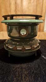 Vintage Zware Emaille Petroleumstel 3 Pits, Ophalen of Verzenden