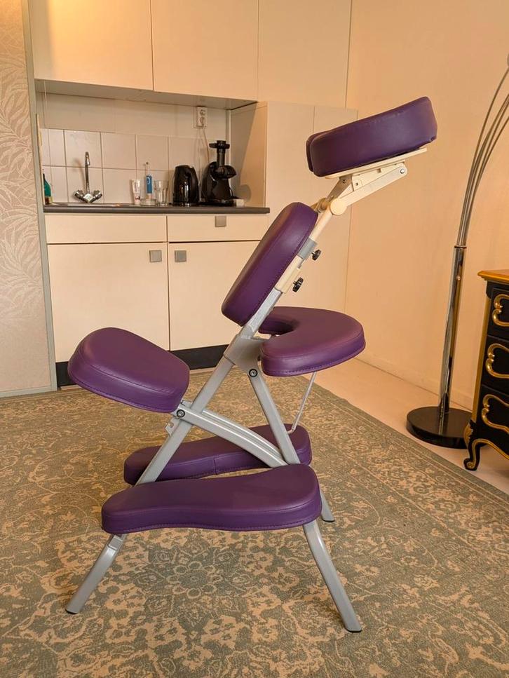 Luxe Massagestoel - Earthlite Vortex, Sport en Fitness, Massageproducten, Zo goed als nieuw, Massagestoel of Kussen, Ophalen