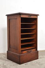 Antieke roldeurkast archiefkast eiken kast circa 1890-1900, Ophalen of Verzenden, Gebruikt