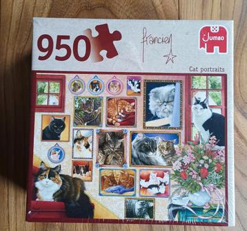 Jumbo Puzzel - Francien - Cat Portraits - 950 stukjes beschikbaar voor biedingen