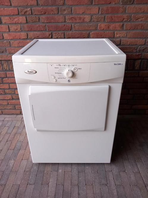 Whirlpool luchtafvoerdroger, Witgoed en Apparatuur, Wasdrogers, Gebruikt, Luchtafvoer, Voorlader, 85 tot 90 cm, Ophalen