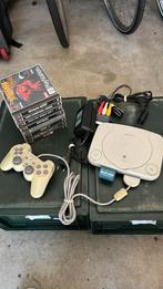 Playstation 1 met 9 spellen, Ophalen, Gebruikt, Met 1 controller