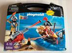 Playmobil Piratenset Koffer (5894), Complete set, Ophalen of Verzenden, Zo goed als nieuw