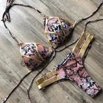Slangen gouden push up string bikini dames vrouwen, Kleding | Dames, Badmode en Zwemkleding, Verzenden, Nieuw, Bikini