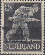 Nederland- 1944- Bevrijdingszegel- NVPH-428 - Opdruk - P -, Verzenden, Na 1940, Postfris