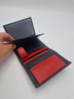 Mpex portefeuille. Zwart/rood/leer., Overige merken, Nijmegen, Zwart, Nieuw