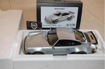 SALE !! 1:12 PORSCHE 911 930 TURBO silver Minichamps WRH beschikbaar voor biedingen